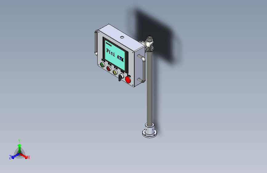 触摸屏模型支架