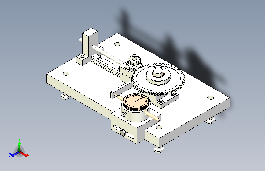 传动齿轮啮合检具