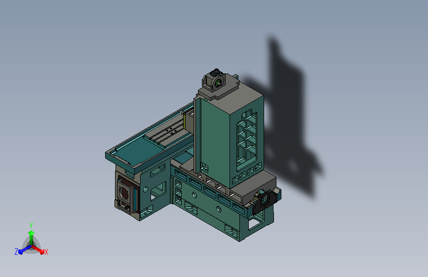 垂直研磨机三维模型