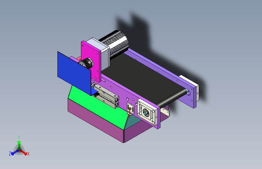 带料斗供料包装类输送带