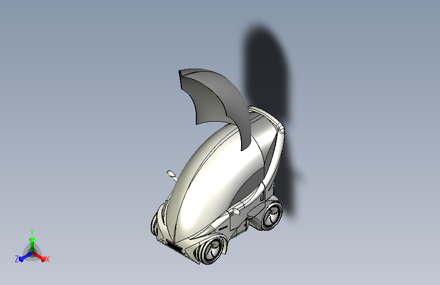 单人概念环保小汽车图纸