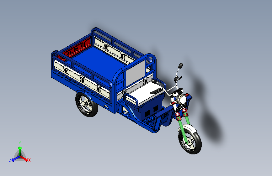 电动三轮车（完整结构）