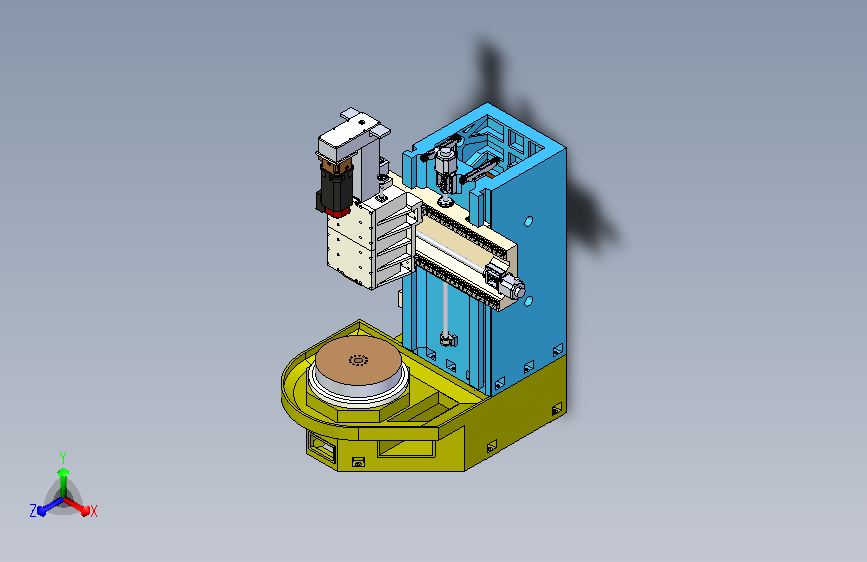 高速立式车铣加工中心