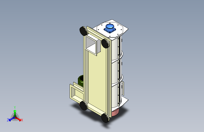 混合搅拌机三维模型