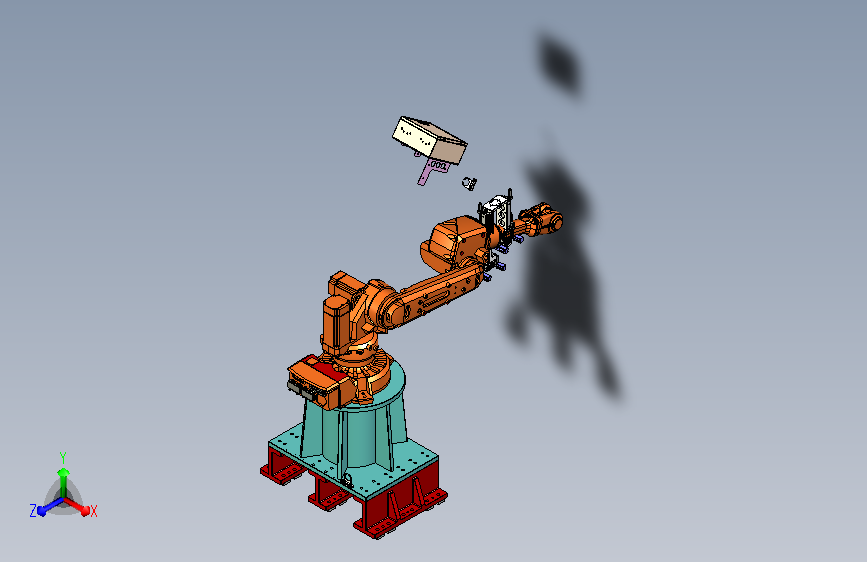机械手抓取-双夹爪机构-AAB机械手