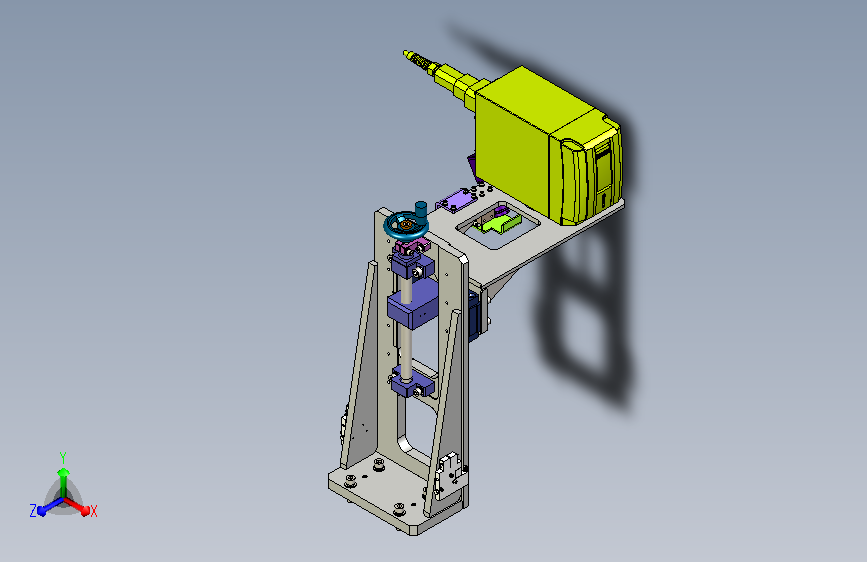 激光打标机调整机构