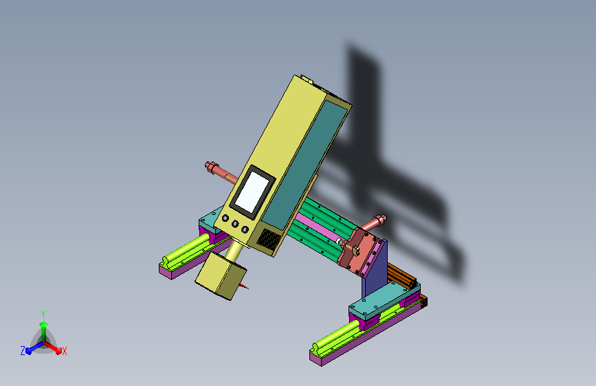 激光机倾斜喷码机