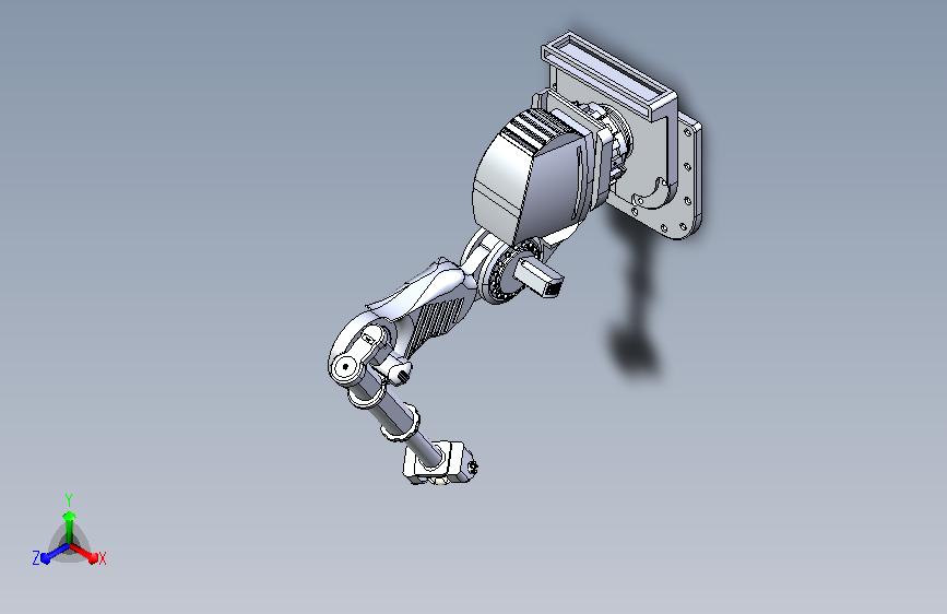 搅拌摩擦焊接机器人外壳模型3D图纸