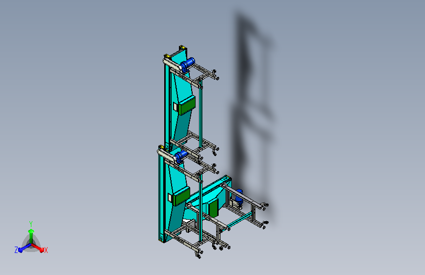阶梯皮带输送机