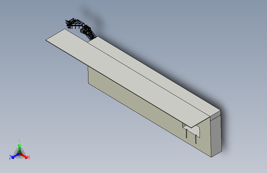 金属废料输送线