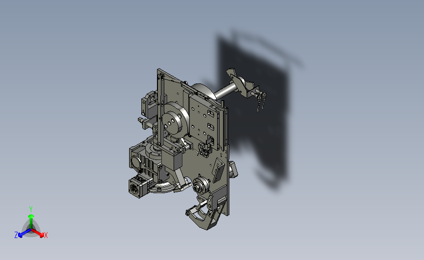 电机转子填充机组件 3D模型SW