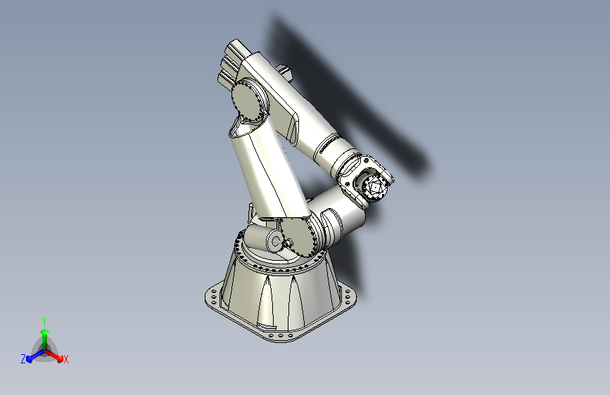 库卡六轴机器人（机构完整）