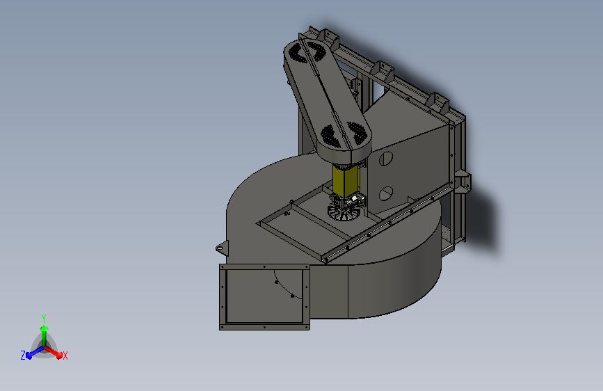 离心式风机详细模型设计
