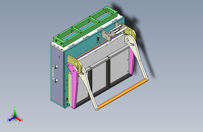 联动机构天板下压