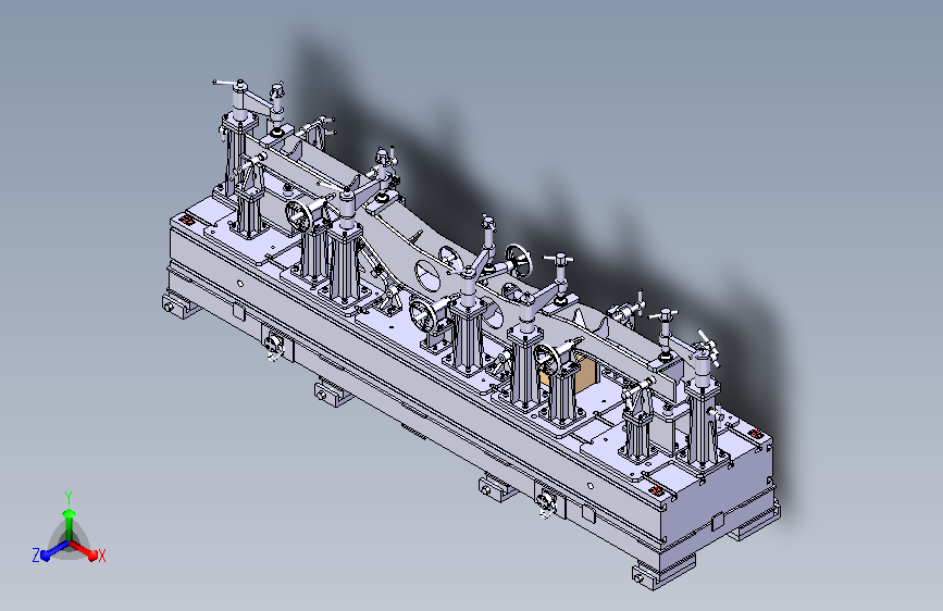 列车转向架侧梁焊接夹具
