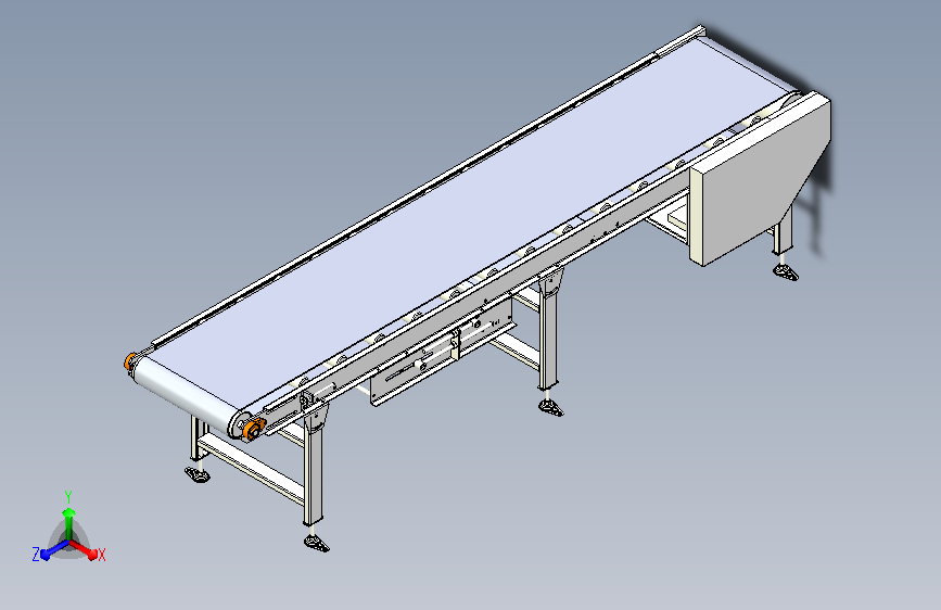 皮带输送机（电机链轮驱动）