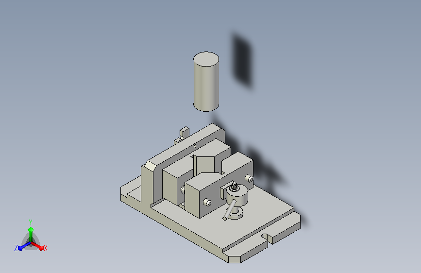 偏心夹紧机构铣床夹具