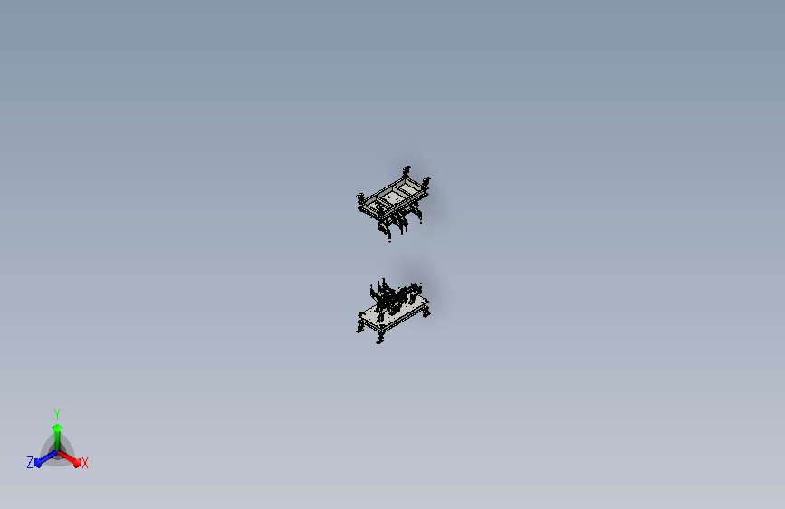 汽车C柱焊接夹具总成