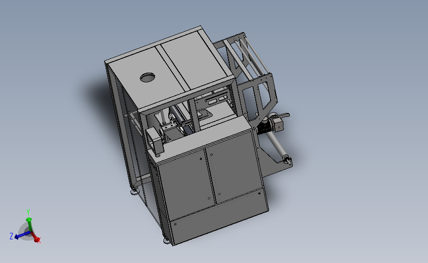 粉状物料包装机 3D模型SW