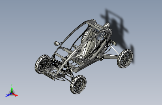 轻型单人赛车设计图纸