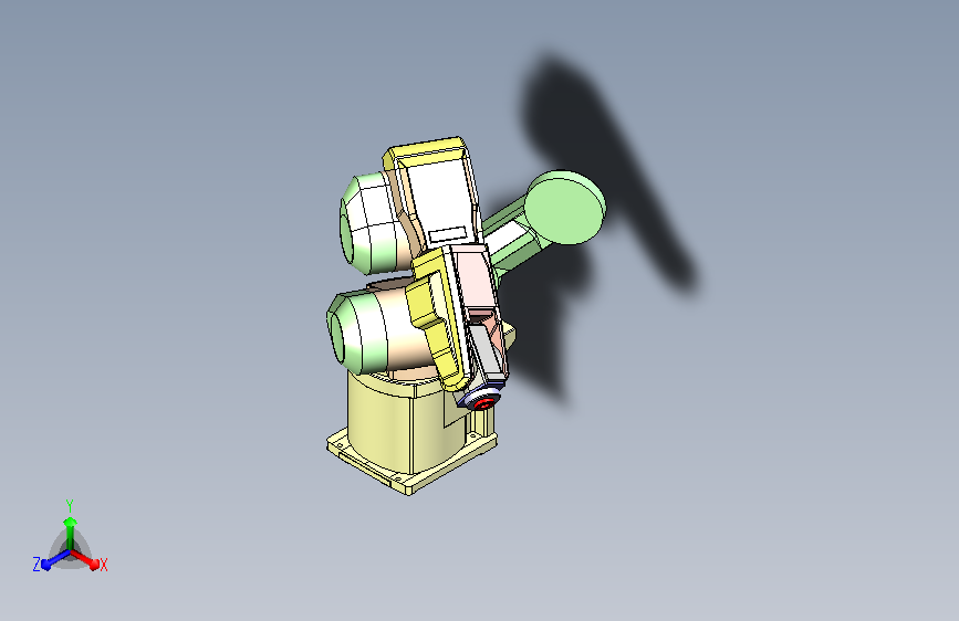 三菱系统机械手设计模型