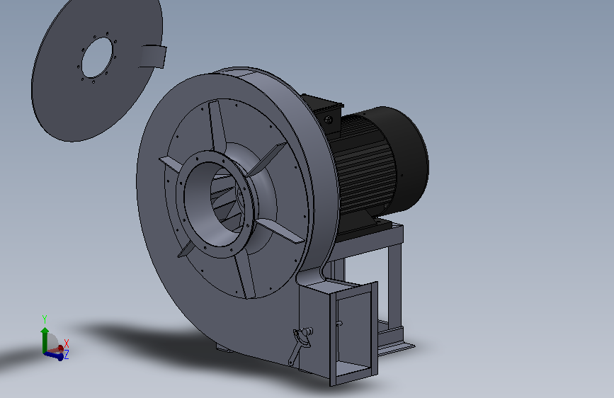 离心风机（鼓风机）设计模型-126843-30