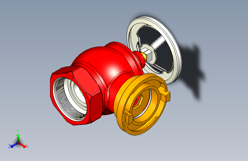 室内旋转减压消火栓