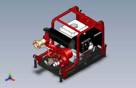 手抬式机动消防泵