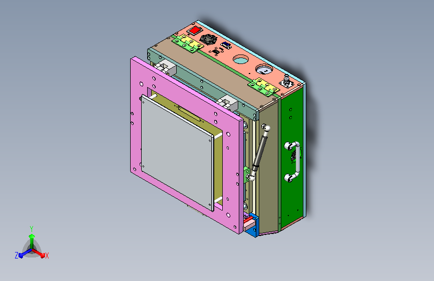 双层气动测试治具