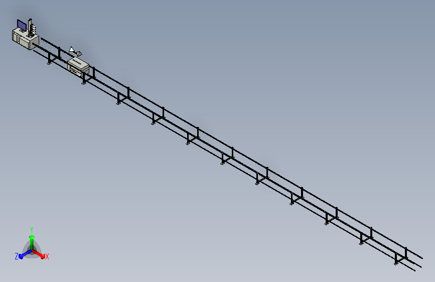 探测装置-小车悬挂滑线导轨
