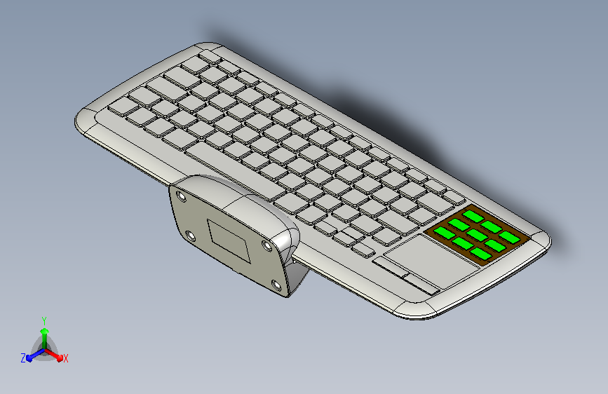 无线键盘 带触控 可充电