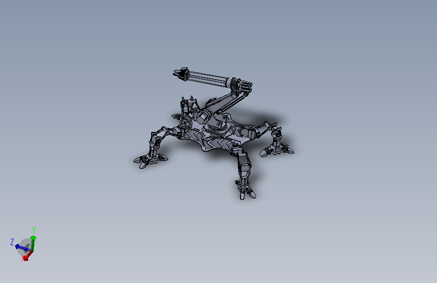 下水道疏通机器人三维+二维