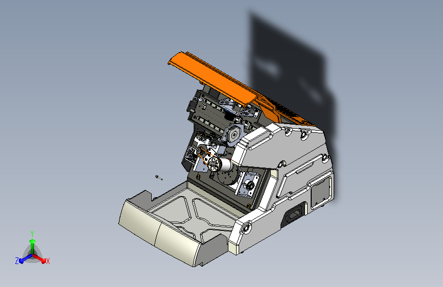 一款cnc数控机床模型