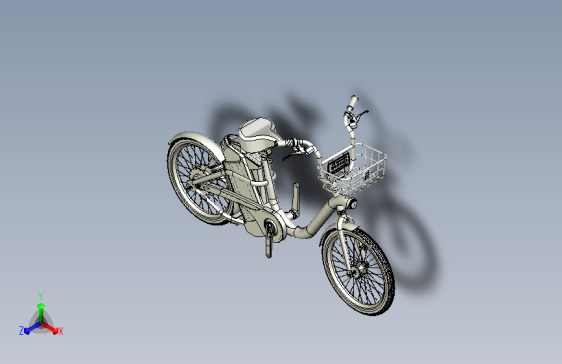 一款非常时尚的锂电单车