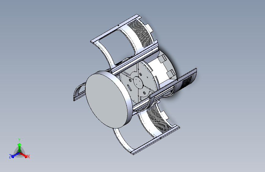 圆型钣金焊接机架