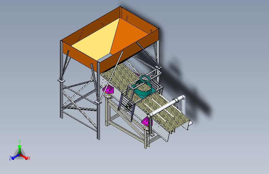 振动筛三维模型设计