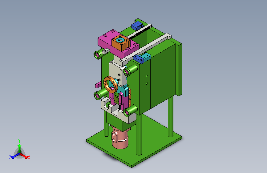 中空支架注塑模