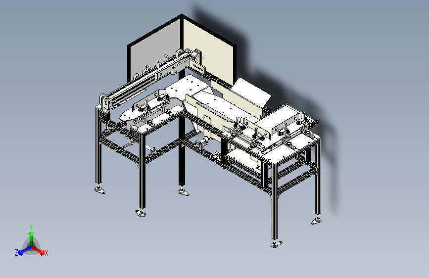 自动包装机三维模型