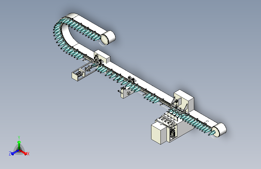 自动化灌装生产线模型