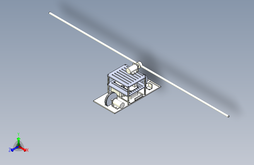 走钢丝平衡机器人