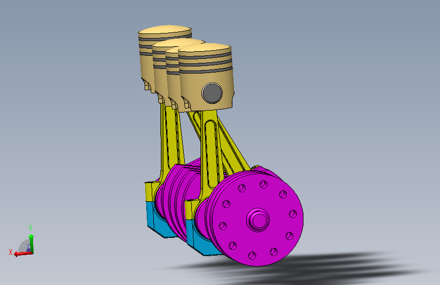 高效发动机组件