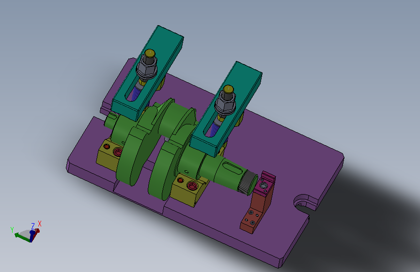 曲轴加工工艺及铣床专用夹具设计 862777==wb70
