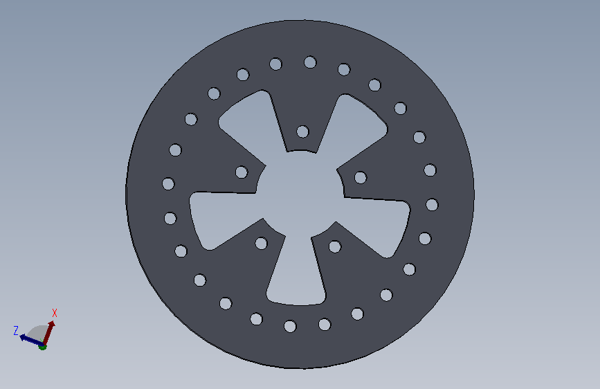 固体建模的圆盘