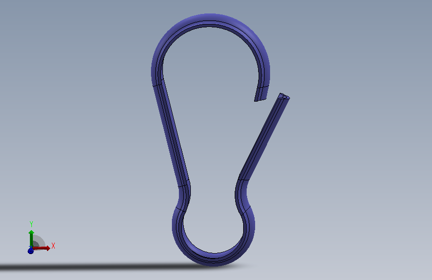 光滑轮廓的S型挂钩