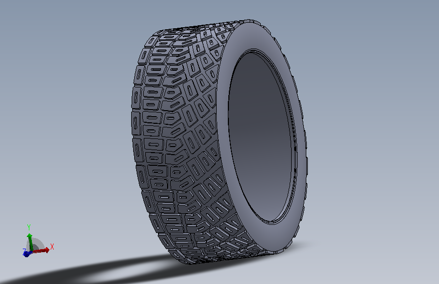 基本设计的轮圈模型