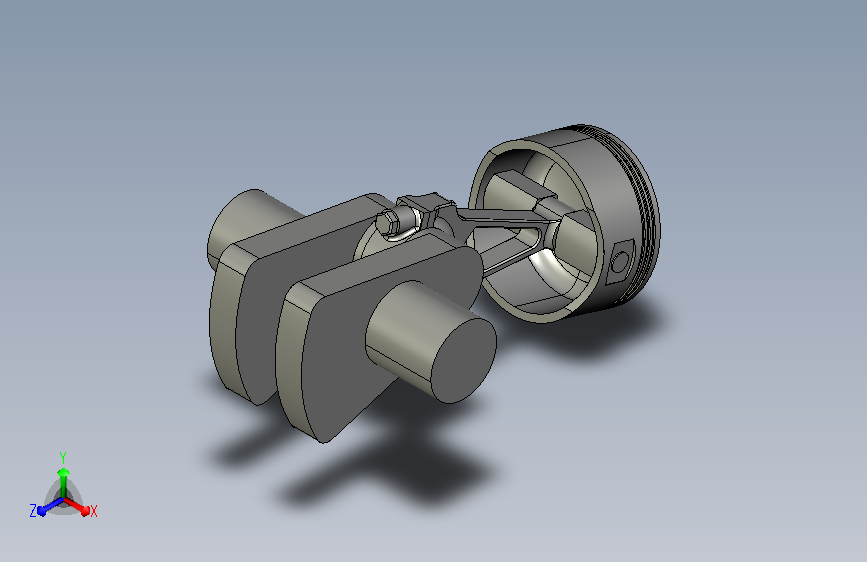 基于CREO的发动机底盘