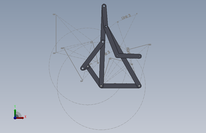 基于图形合成的摇杆机构