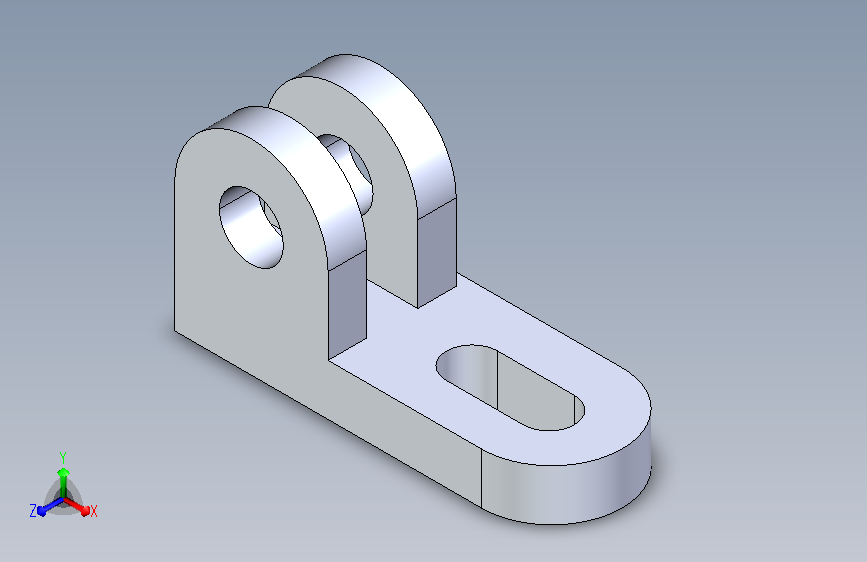 简单的叉形挂件