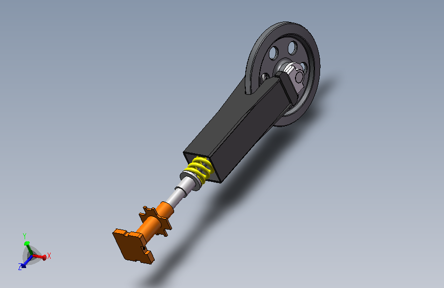 IC70R导向轮总成  载重7吨履带车用