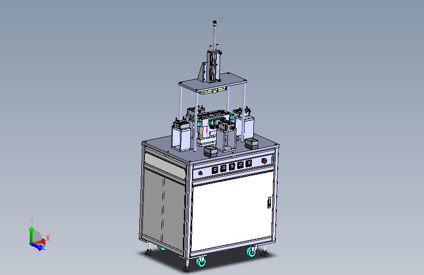 音箱底部折边设备